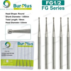 48 Types WAVE Dental Burs Tungsten Carbide Bur FG Series High Speed Drill Bits