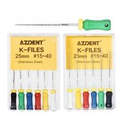 Dental Endo Root Canal Files #15-40 25mm/21mm/Absorbent Paper/Gutta Percha Point