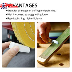Buffing Polishing Cutting Compounds 1 Lbs.Kit Polishing Rouge Bars for Buffing P