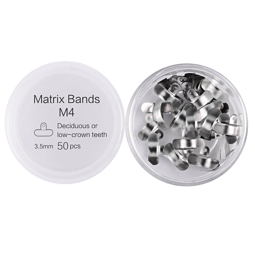 Dental Metal Matrices Sectional Molar Matrix Refill Soft Band (Choose Size/Qty)