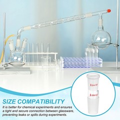 Glass Reducing Connecting Adapter, 1 Pcs from 24/40 to 29/42, Style 13