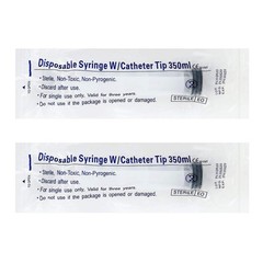 2 Pack 300/350ml Syringes, Extra Large Plastic Syringe with 40inch Plastic Tu…