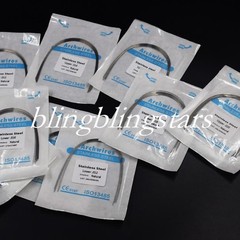 Dental Orthodontic Arch Wire Round Stainless Steel 12/14/16/18/20 Upper/Lower