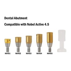 Hiossen/Nobel/Bego/Zimmer TSV/MIS Implants Tapered Locator Attachment Abutment