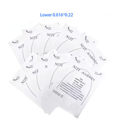1pc/pack Dental Orthodontic TMA Beta Ti-Mo Arch Wires Rectangular Ovoid Form