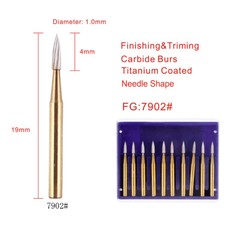 Dental Tungsten Carbide Burs FG Polishing Drills Trimming/Finishing Polishers
