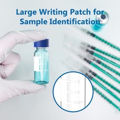 1000pcs 2mL Autosampler Vials Glass Vials HPLC Lab Vial 9-425 with Screw Cap Kit