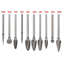 10 Pcs Tungsten Carbide HP Dental Acrylic Bur Drill Coarse Cutter 2.35mm Shank