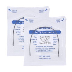 AZDENT Dental Ortho Niti Reverse Curve Rectangular/Round Arch Wires True Form