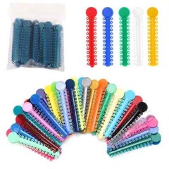 Dental Orthodontic Elastic Power Chains Ligature Ties Rubber Bands Bracket Brace