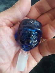 Premium 14mm Mario Brothers Head Thick Glass Bowl Hookah Bong Slide Pipe