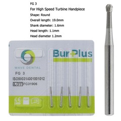 WAVE Dental Round Surgical Burs Carbide Bur High Speed Long FG / FG SURG 2 4 6 8