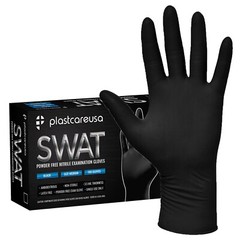 Black Nitrile Exam Gloves – Disposable Latex & Powder Free, Medical Rubber Food