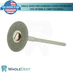 Ortho Dental Fine Single Sided Diamond Coated Disc IPR Separator Ø19mm, 0.13