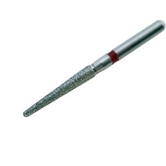 Dental Diamond Burs FG 850/016F Round End Taper Fine Grit Red High Speed Dia Bur
