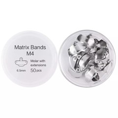 50Pcs/Box Dental Matrix Bands Sectional Contoured Matrices 3.5/4.5/6.5mm USA