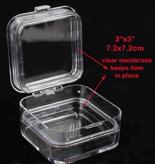 CROWN PILLOW BOX 3″x3″ with membrane 100 pieces (bx1002x100)