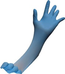 Nitrile Disposable Exam Gloves Powder Free,3.5Mil S,M,L,XL (100pcs/Bx),Blue