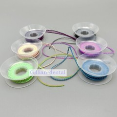 Dental Orthodontic Elastic Ultra Power Chains Rubber Band For Braces 2 Colors