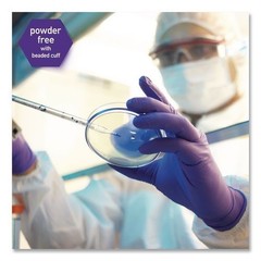 Kimtech PURPLE NITRILE Gloves, Powder-Free, X-S, 9.5″ Long, 100/Box, 2 Boxes/PK