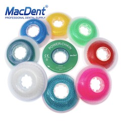 Dental Orthodontic Power Chain Elastic Rubber Bands For Braces Long/Short/Closed