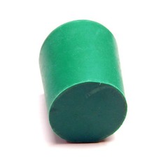 (Lot of 40) NEW Fisher Scientific #5 Green Solid Rubber Laboratory Stoppers