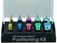 Dental Drill Guide and Implant Positioning Kit Titanium Guided Surgery Set Pins