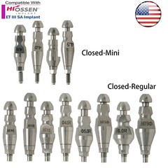 US Dental Hiossen Osstem Transfer Impression Coping Open/Closed Tray Lab Analog