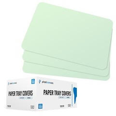 Green Paper Dental Tray Covers for Size “B” Trays 8.25 “x 12.25”, (Case of 1000)