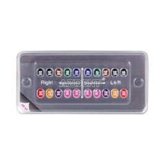 AZDENT Dental Orthodontic Clear Ceramic Brackets Braces Mini Roth.022 Hooks 345