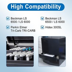 100/200/300/400/500/1000/2000Pcs 20mL Scintillation Vials with Cone Liner Caps