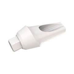5pcs DSl Angulated Abutments Anatomic Peek With Screws 15° Internal Hex