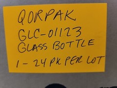24 Pk Qorpak Glass Bottle & Cap 120mL / 4 fl oz Narrow Boston Round GLC-01123