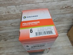 HALYARD Polyisoprene Surgical Gloves *1 Box 50 Pair* Size: 6 *See Date*8-25