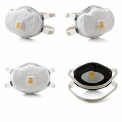 4- 3M 8233 N100 Particulate Respirator Protection Masks With Exhalation Valve