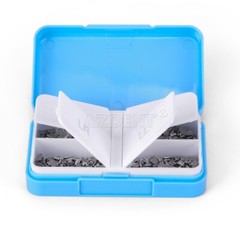 50Set dental Tubos bucales de ortodoncia 1er 2nd molar Buccal Tubes MBT Roth 022