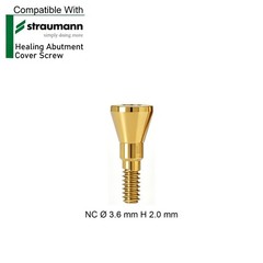 US 5Pcs Dental Healing Cap Abutments Cover Screw Fit Straumann ITI NC/RC