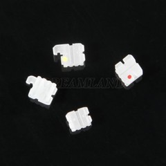 20pcs/Pack Dental Ceramic Braces Bracket 5*5 hooks 3 4 5 Orthodontic MBT.022 A!