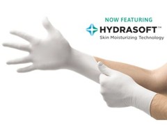 *100-Gloves* MicroFlex Soft White PF Hydrasoft Nitrile Exam X-Small TQ-601-XS