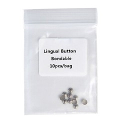 AZDENT Dental Orthodontics Bondable Lingual Buttons/Crimpable Hooks Split Stops
