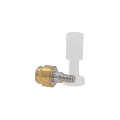 US Dental Zimmer Tapered Screw-Vent Locator Abutment w/PEEK Caps 4.5mm Platform