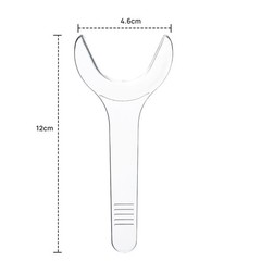 10pcs/packs Dental Autoclavable Lip Cheek Retractor T-shape Mouth Opener Clear