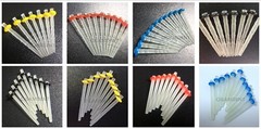 Dental Endo Fiber Post Glass Quartz Teeth Restorative 1.0 1.2 1.4 1.6 1.8 Pins