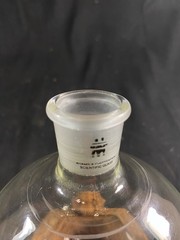 ADAMS & CHITTENDEN 1000mL Short Single Neck Round Bottom Boiling Flask 24/40