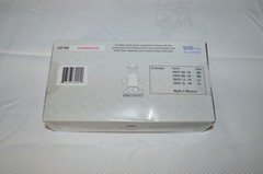 THE SAFTEY ZONE ~ DISPOSABLE NITRILE GLOVES ~ AMBIDEXTROUS ~ 100 COUNT ~ LARGE