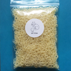 5000Pcs Dental Orthodontic Elastic Rubber Bands Ligature Ties Yellow Latex Brace