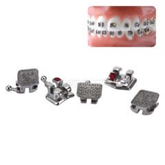 Orthodontic Dental split-type /integral brackets MIM Mini Roth.022 345 Hooks