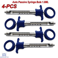 4 -Pieces Dental Anesthetic Syringes 1.8ml Self-Aspirating Anesthesia Injections