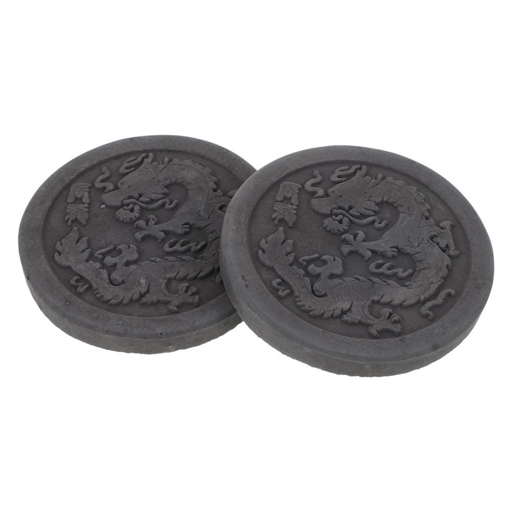 2Pcs Reusable Chinese Han Brick Mold for Craft DIY Rubbing Kit Black Color