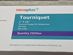 Novaplus Orange Smooth 1″ x 18″ Latex-Free Tourniquet Case Of 1000